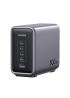 Мережевий зарядний пристрій Ugreen CD333 300W 4xUSB-C/1xA Gey